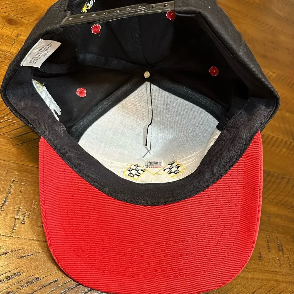 Vintage NASCAR Mighty Auto Parts Racing Autographed Snapback - Big Stitched Logo